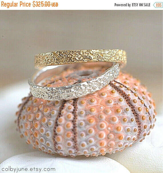 40% Off Sale 14k Gold Thin Coral Band | Stacking Ring | Nature Inspired Ring