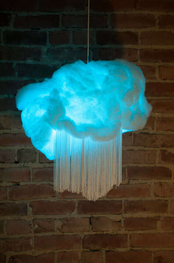RAINBOW DREAM CLOUDS small hanging pendant lamps.