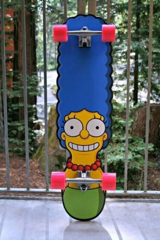 Скейтборд "Marge Simpson"