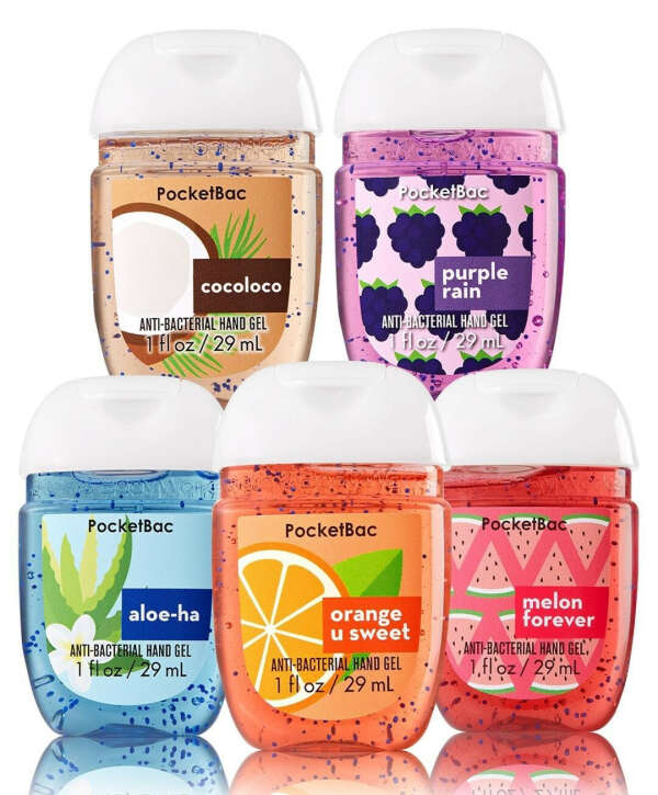 Антибактериальные гели для рук Bath and Body Works.