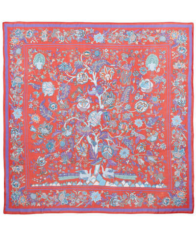 Red Liberty London Tree of Life Chiffon Scarf