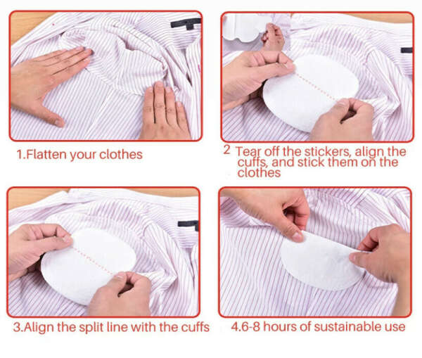 Подкладки для одежды на подмышках