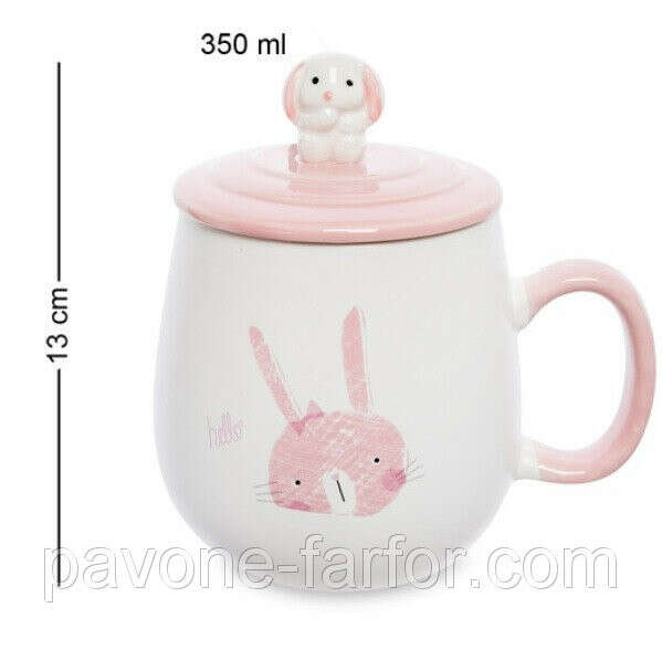 Чашка подарочная Кролик 350 мл MUG-302/2, цена 299 грн., купить в Киеве — Prom.ua (ID#972526672)