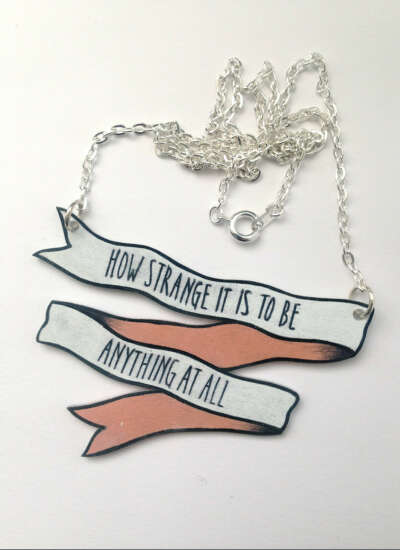 In the aeroplane over the sea necklace