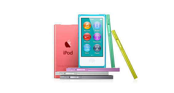 Apple - iPod nano с технологией Multi-Touch.