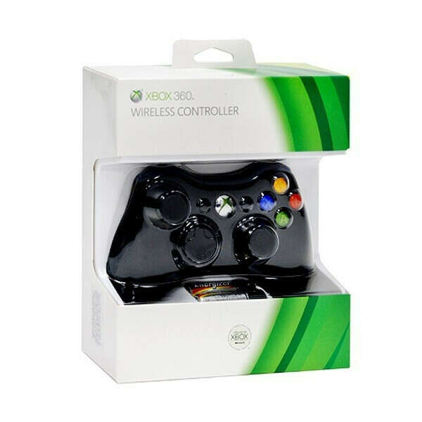 Геймпад беспроводной Xbox 360 (черный)