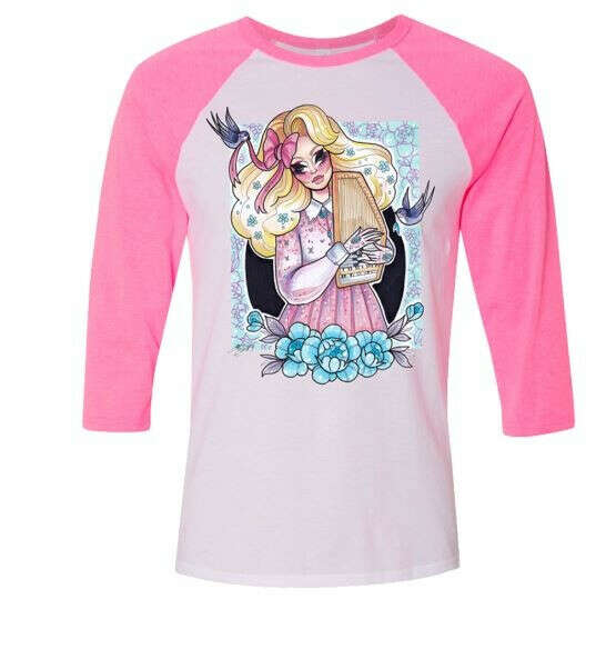 TRIXIE MATTEL MOVING PARTS TOUR BASEBALL T-SHIRT