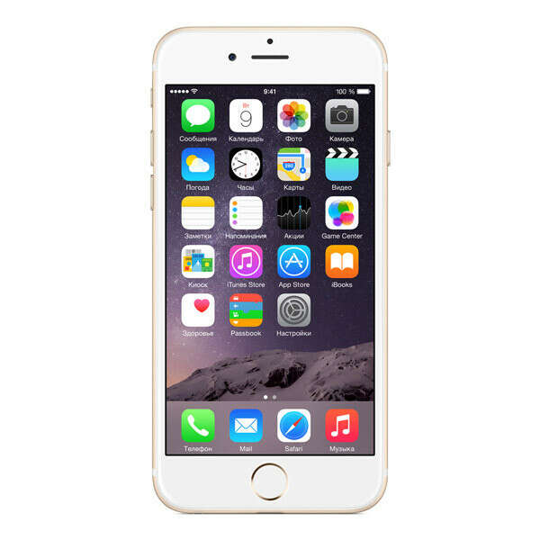 Смартфон Apple iPhone 6 16GB Gold (MG492RU/A)