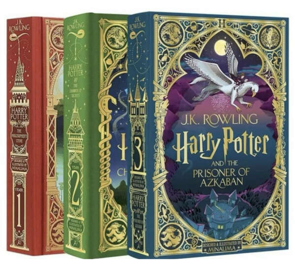 Комплект из 3х книг Harry Potter MinaLima edition