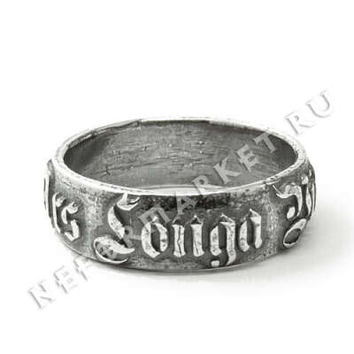 Серебряное (либо стальное) кольцо "Ars longa vita brevis"