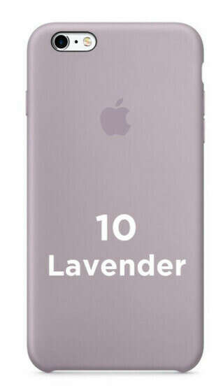 Силиконовый крепкий чехол на айфон 6s Lavender