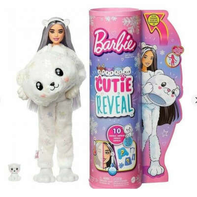 Лялька Barbie Cutie Reveal Зимовий блиск у костюмі полярного ведмедя
