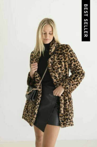 leopard fur coat