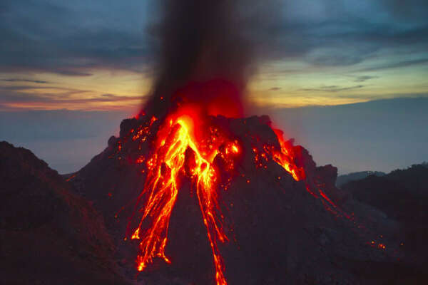 Увидеть и заснять извержение вулкана