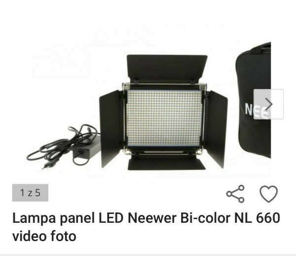 Neewer 660 lamp