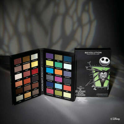 Палетка теней Makeup Revolution Disney Nightmare Before Christmas Eyeshadow Palette Jack