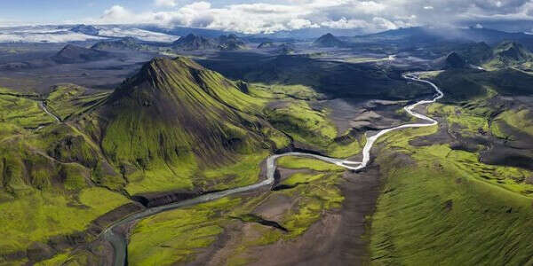 Пеший поход в горах Исландии
