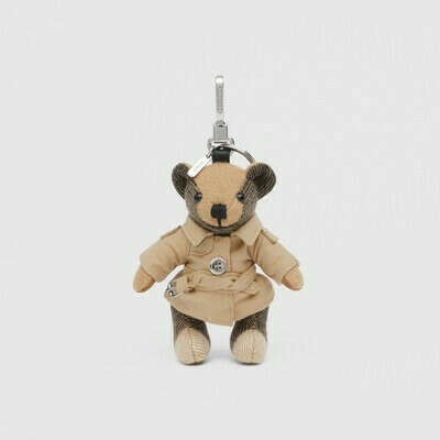 Thomas Bear Charm in Trench Coat in Archive Beige - Women | Burberry® Official