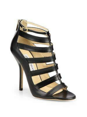 Jimmy Choo - Fathom Strappy Leather Ankle Boots