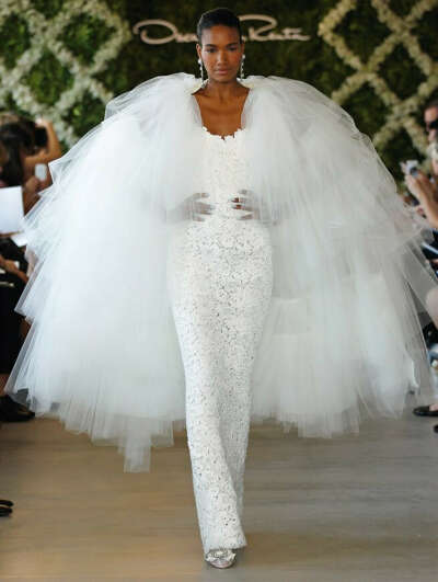 Angel wings by Oscar de la Renta