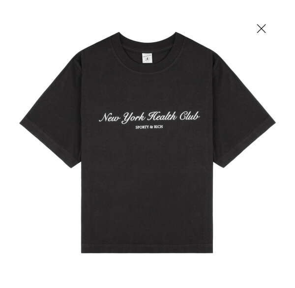 Футболка NY Health Club Cropped T Shirt