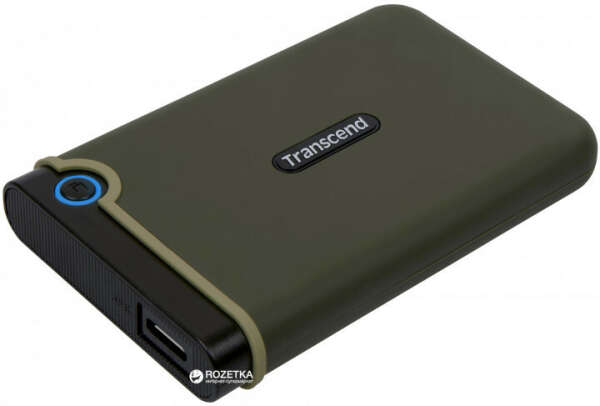 Жесткий диск Transcend StoreJet 25M3G 2TB TS2TSJ25M3G 2.5" USB 3.1 Gen1 External Military Green