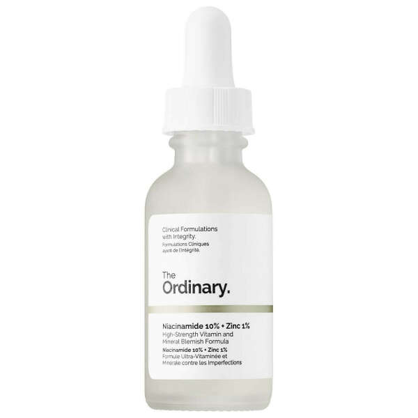 Сыворотка для проблемной кожи The Ordinary Niacinamide 10% + Zinc 1% High Strength Vitamin and Mineral Blemish Formula, 30 мл