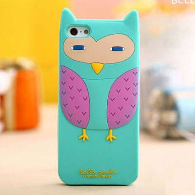 Силиконовый чехол Momo&#039;s Animals Owl Сова для IPhone 4/4s