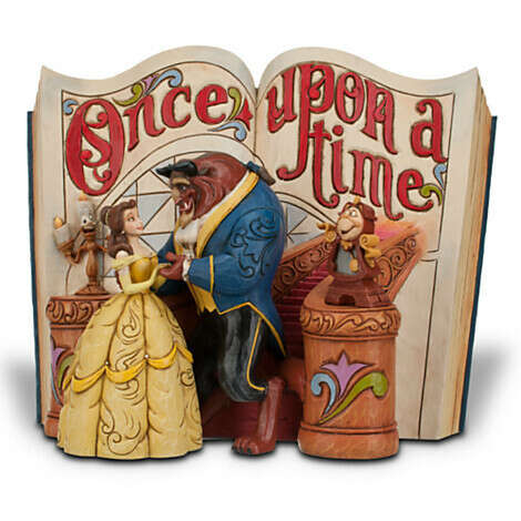 Beauty and the Beast Story Book Figurine