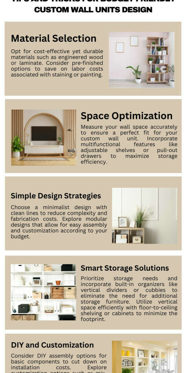 Tips and Tricks for Budget-Friendly Custom Wall Units Design
