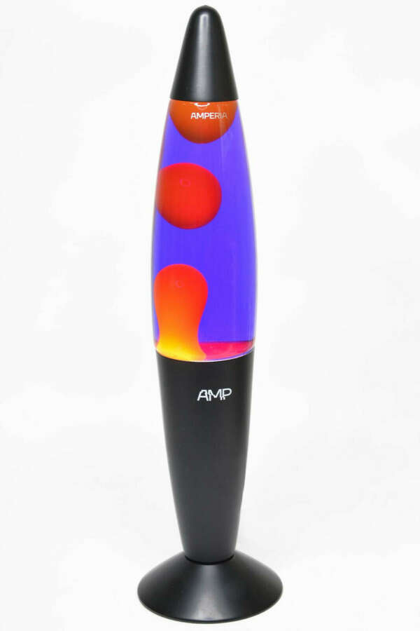 Лава лампа Amperia Rocket Оранжевая/Фиолетовая (35 см)