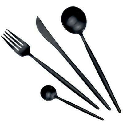 Maison Maxx Modern Flatware Set набор столовых приборов (Black) купить