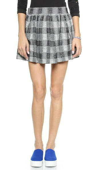 Free People																Holly Go Lightly Plaid Skirt