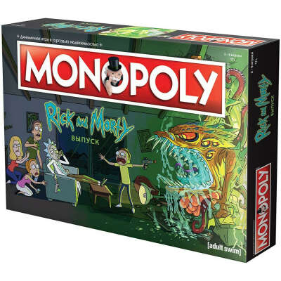 Монополия: Рик и Морти | Купить настольную игру в магазинах Hobby Games
