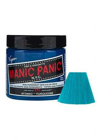 Manic Panic Atomic Turquoise Semi-Permanent Hair Dye | Attitude Clothing
