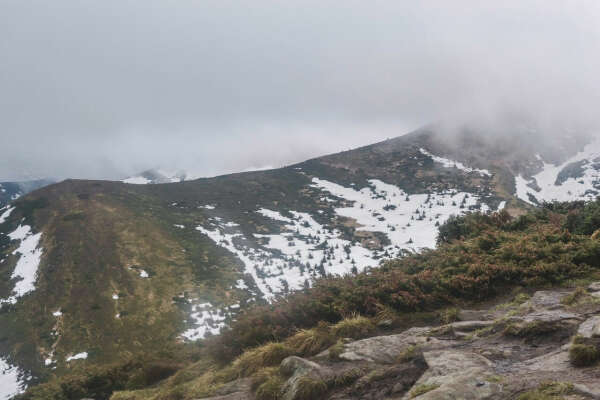 Hiking in the mountains