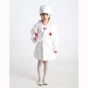 Детский костюм для сюжетно-ролевых игр «Доктор» (халат+шапочка)