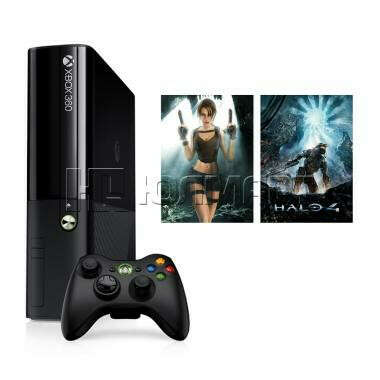 Microsoft Xbox 360, 250Gb + игра "Halo 4" + игра "Tomb Raider"