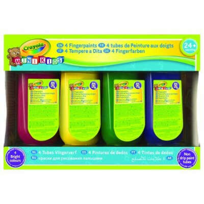 Пальчиковые краски Crayola смываемые 4 цв