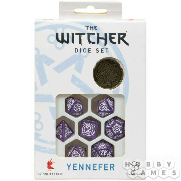 Набор кубиков The Witcher Dice Set: Yennefer – Lilac and Gooseberries, 7 шт.