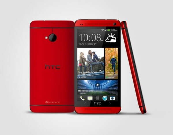 HTC one X red