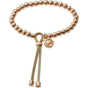 Michael Kors Bead Stretch Bracelet, Rose Golden