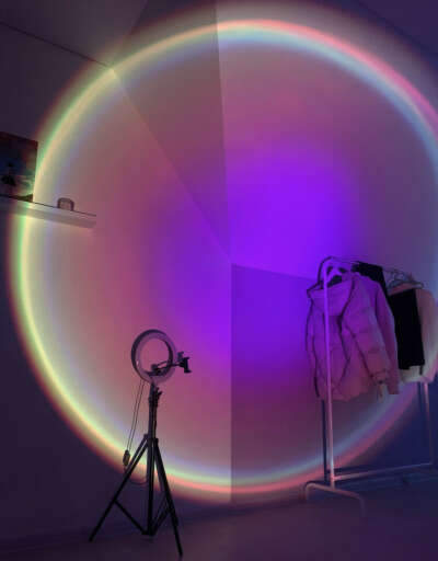 Кольцевая RGB лампа/закатная лампа