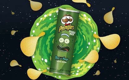Pringles Pickle Rick — Принглс Огурчик Рик