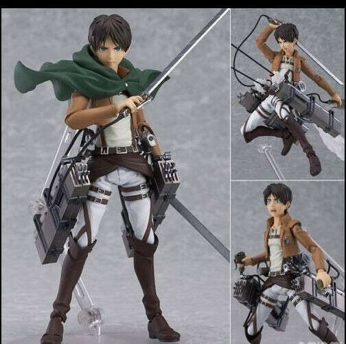 New Hot Attack on Titan Eren Jaeger Action Figure 6" High Xmas