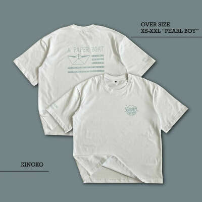 <Paper boat> T-shirt (size: xs/s)