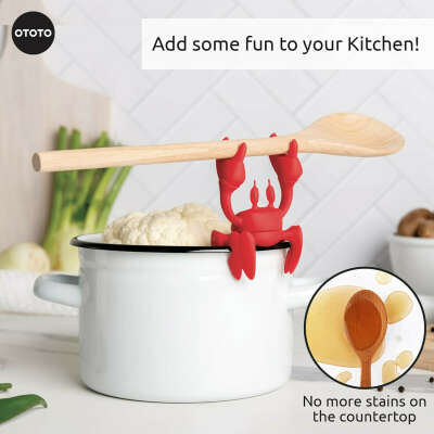 Cooking Spoon Holder Crab