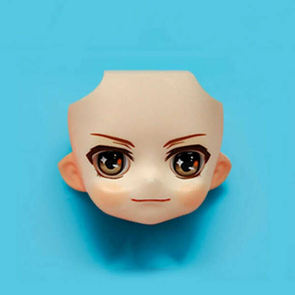 Ymy Body Replacement Face Plates Open Eyes Movable Eyes For Gsc Clay Man Ob11 Head Split Gsc Doll Face 1/12bjd Doll Accessories